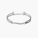 Silver Bead Anklet